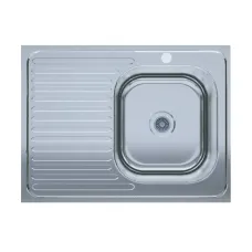 Мийка нерж накладна 60х80 права 0,4мм