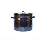 Бак 20л з кришкою емальований