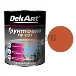 Грунтовка ГФ-021 червоно-коричнева 33691 DekArt Україна 0,9кг(р)