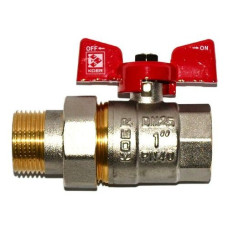 Кран кульовий з американкою 1 Koer 2183