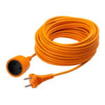 Подовжувач садовий 15м 1гн ПВС2х1,5 помаранч 87596