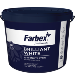 Фарба в/е Фарбекс Brilliant White 7кг 33562 Фарбекс Україна