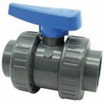 Кран шаровий ПВХ 20