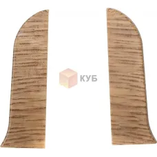 Заглушка до плінтуса з коробом права дуб ровена