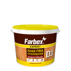 Клей ПВА D3 столярний 0,5кг 390338 Фарбекс Україна