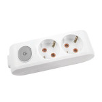 Колодка 2 гнізда VIKO з заземл 83002