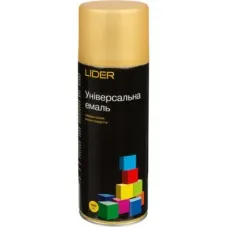 Аерозольна фарба золотиста Лідер Україна 400мл(р)