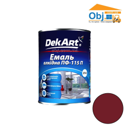 Емаль вишнева DekArt Україна 0,9кг(р)