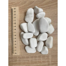 Камінь декор. мармуровий галька 10-30мм 25кг (Греція) 19501