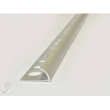 Кут плиточний 10 внутр алюміній срібло мат