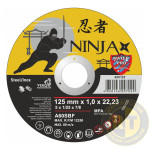 Диск відрізний 125х1,0мм Ninja по металу/нерж 39193