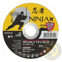 Диск відрізний 125х1,0мм Ninja по металу/нерж 39193