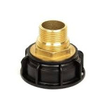 Перехідник на єврокуб вн. 2х1латунь