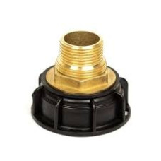 Перехідник на єврокуб вн. 2х1латунь