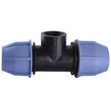 Трійник д20-20-3/4 внутр. різьба ПВХ