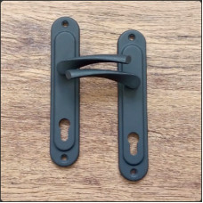 Ручка на планці Аріко Мідь/чорн 85мм 47224