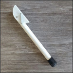 Ніжка дверна відкидна 25-300 біла-чорна 47046