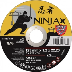 Диск відрізний 125х1,2мм Ninja по металу/нерж 39192