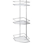 Поличка  в ванну хром 3-ярусна кут.3-конт. ПУ-20332 Україна