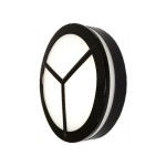 Світильник LED Леброн L-FL05R 24W зовн чорний/білий 15-38-05