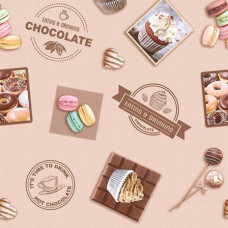 Клейонка Декорама Шоколад