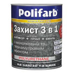 Фарба молоткова мідна Polifarb 0,7кг