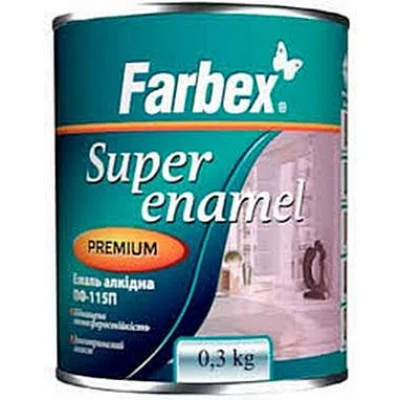 Емаль сіра 0,3кг Farbeх 33795 Україна