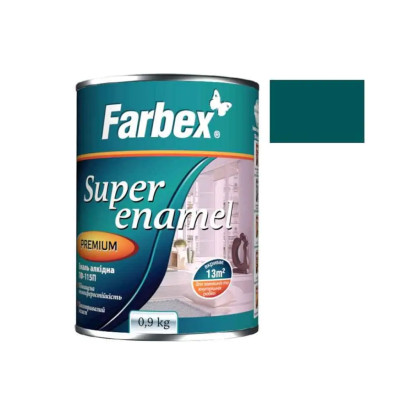Емаль смарагдова ПФ-115 Фарбекс Україна 0,9кг(р)