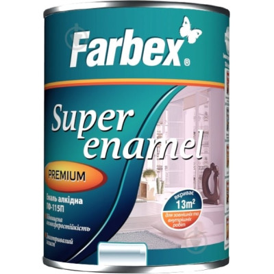 Емаль яскраво-блакитна ПФ-115 Фарбекс Україна 2,8кг(р)