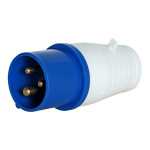 Вилка силова переносна 023 32А 2P+PE 220В 87328