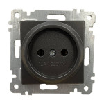 Механізи розетки б\з 16А Mutlusan графіт 47-07-65