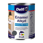 Емаль сіра Delfi 0,9кг. 339998