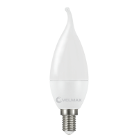 Лед-лампа Velmax 6W Е14 капля 4100К 00-20-48/21-13-24