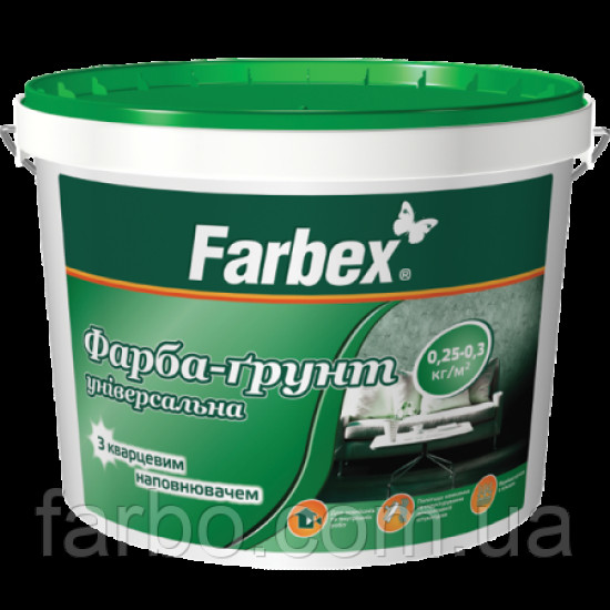 Фарба грунт Фарбекс з кварц наповнювачем 7кг. Україна