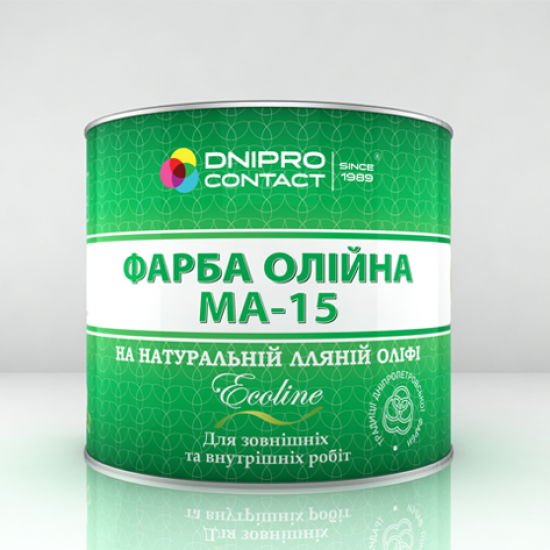 Фарба масляна чорна Дніпроконтакт 33614 1кг(р)