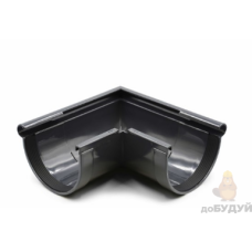 Кут ринви зовн 90* 130мм графіт 29033 Rainway Україна