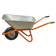 Тачка сіра 1-кол буд. проф. PU 90л.200кг.(Н23305) 17956