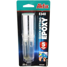 39005 Клей епоксідний шпріц Akfix E340
