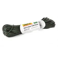 Мотузка  плетена 6мм 20м смарагд JT-0760 179285