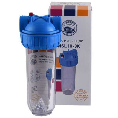 Фільтр-колба Bio+systems NSL10-3K 3-х комп 1/2+ключ планка без катридж 23022