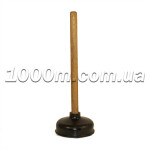 Вантуз з дерев ручкою великий 15827