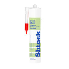 Герметик силікон Shtock прозорий 280мл №26 33584