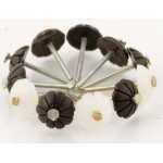 Цвяхи для обивки дверей із шапкою 50г пласт білі 11028