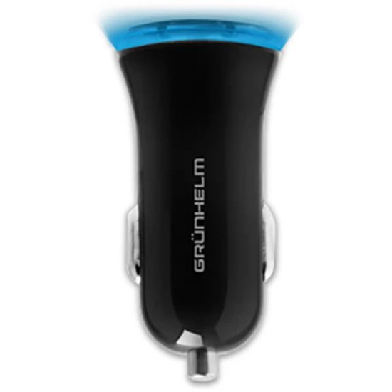 Автомобільна зарядка 2,4А 5V USB Grunhelm GCC-13L 68369