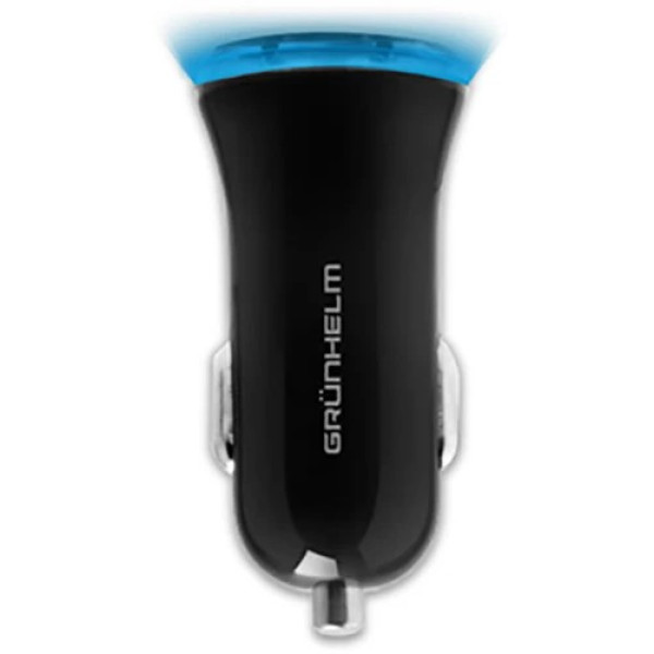 Автомобільна зарядка 2,4А 5V USB Grunhelm GCC-13L 68369