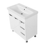 Раковина+тумба Альвеус/Комо 80см. врізна ручка Т318019