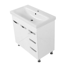 Раковина+тумба Альвеус/Комо 80см. врізна ручка Т318019