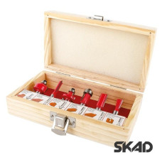 Набір фрез по дереву Інтертул 6 шт НТ-0072