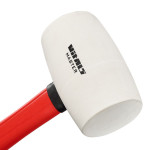 Киянка гумова 450г біла з фібергл. ручк 99304