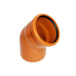 Коліно каналізац. оранж. д160 45* 27998 Україна